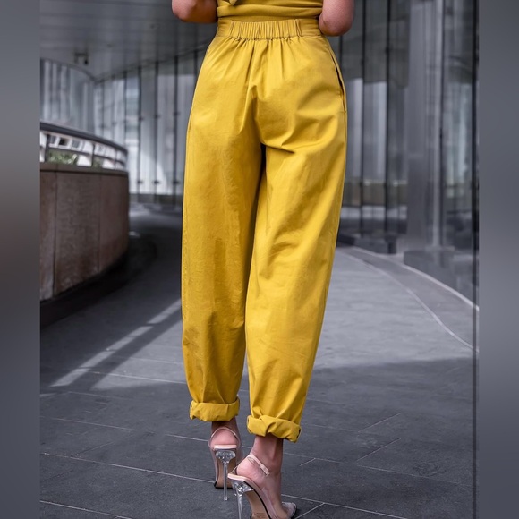 The Drop Women's Citronelle Sculpted Pleat Pull-on Pants - Picture 6 of 8